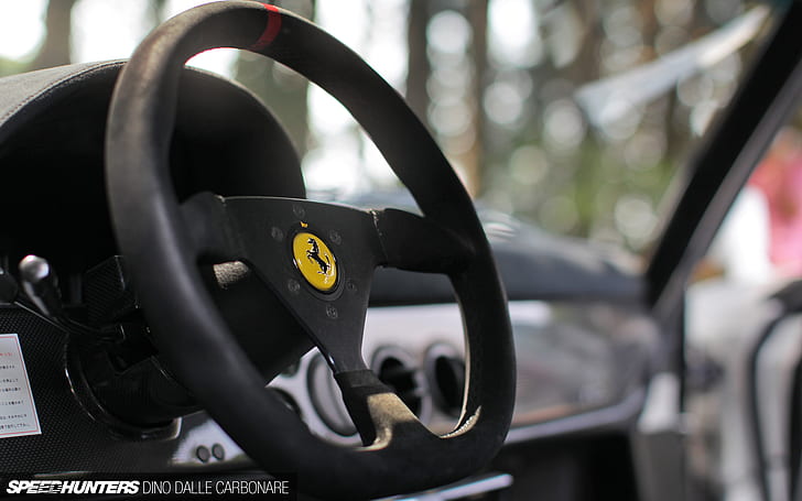 Ferrari F50 rattinteriör HD, bilar, ferrari, hjul, interiör, styrning, f50, HD tapet