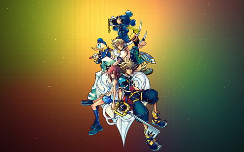 Kingdom Hearts wallpaper, Kingdom Hearts, video games, HD wallpaper HD wallpaper