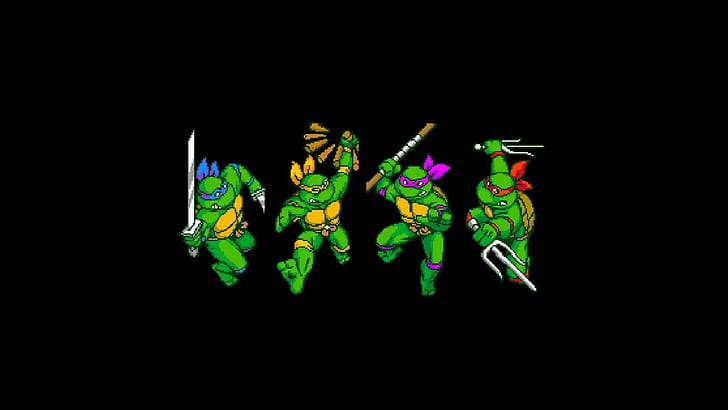 tonårs mutant ninja sköldpaddor iv sköldpaddor i tid, HD tapet