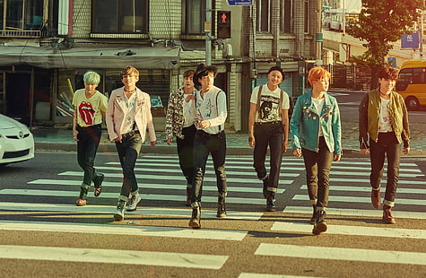 BTS, J Hope, Jimin, Jin Bts, Jungkook, K pop, Rap Monster, Suga, V Bts, Wallpaper HD HD wallpaper