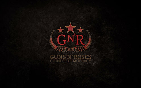 Guns Roses Heavy Metal Hard Rock Bands Групи Обложки на албума Logo Cool, музика, албум, групи, готини, корица, групи, пистолети, твърди, тежки, лого, метал, рок, рози, HD тапет HD wallpaper