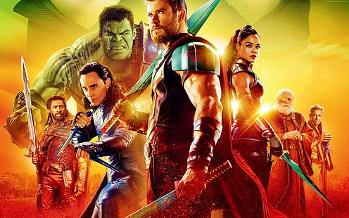 Thor: Ragnarok, Chris Hemsworth, plakat, 4k, Tapety HD HD wallpaper