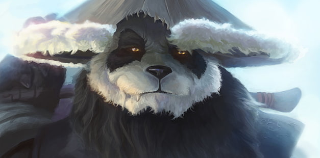 Kung Fu Panda tapet, World of Warcraft, Warcraft, wow, konst, Mists of Pandaria, panda, HD tapet HD wallpaper