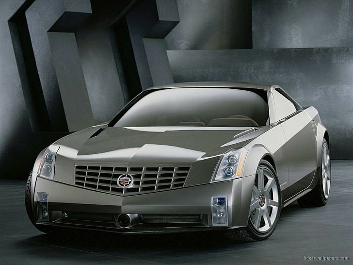 Cadillac 2, coupé cadillac grigia, cadillac, automobili, Sfondo HD