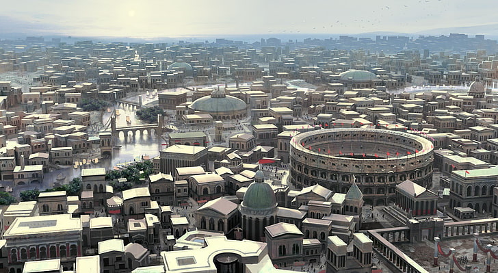 Rome, city, ancient, HD wallpaper
