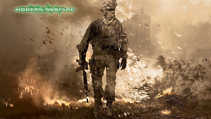 Call of Duty Modern Warfare duvar kağıdı, Call of Duty, Call of Duty Modern Harp, video oyunları, HD masaüstü duvar kağıdı