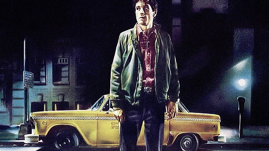 ภาพยนตร์เรื่อง Taxi Driver Robert De Niro, วอลล์เปเปอร์ HD HD wallpaper