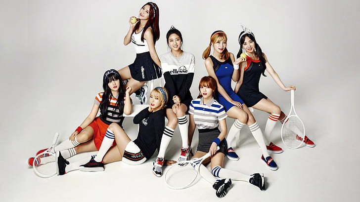 K-Pop, AOA, Choa, Jimin, Seolhyun, HD-Hintergrundbild