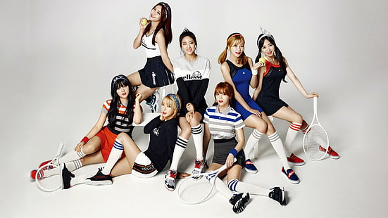 K-pop, AOA, Choa, Jimin, Seolhyun, Tapety HD HD wallpaper