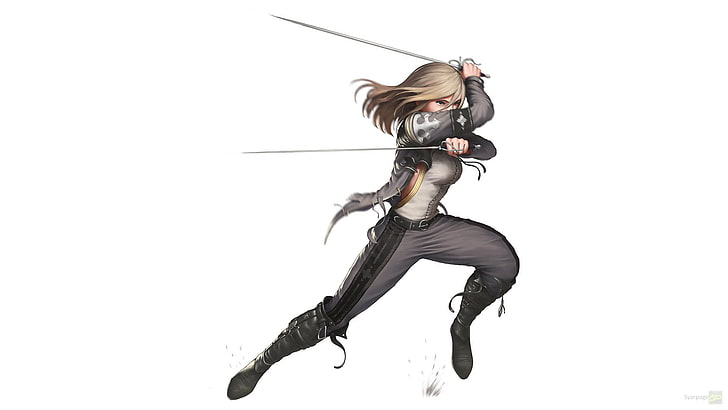 karakter asli, pedang, Wallpaper HD