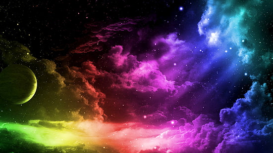 مجردة ، 1920 × 1080 ، السماء ، ملونة، خلفية HD HD wallpaper