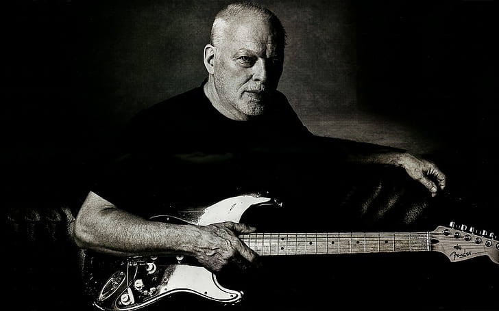 Pink Floyd, Çamurluk, gitar, David Gilmour, gitarist, Stratocaster, HD masaüstü duvar kağıdı