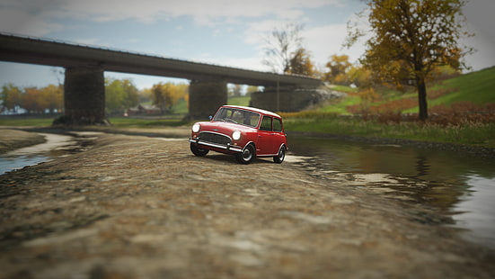 Mini Cooper, Mini, Forza Horizon 4, samochód, gry wideo, Tapety HD HD wallpaper