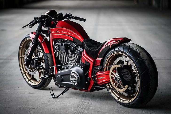 Motos, Moto personnalisée, Harley-Davidson, Thunderbike Customs, Fond d'écran HD
