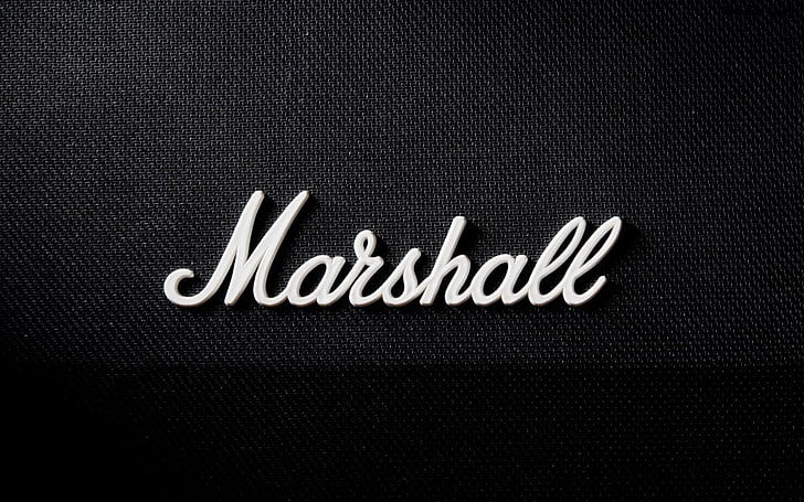 Marshall 제품 라벨, Marshall, 음악, HD 배경 화면