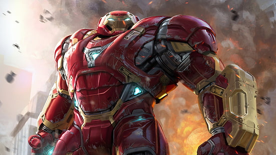 Iron Man, Hulkbuster, Marvel Comics, HD tapet HD wallpaper