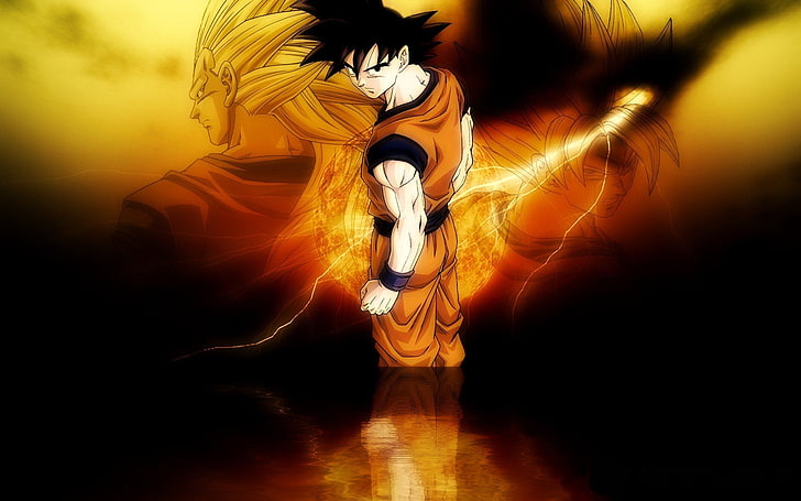 Anime, Ball, Goku, Drache, Sohn, HD-Hintergrundbild