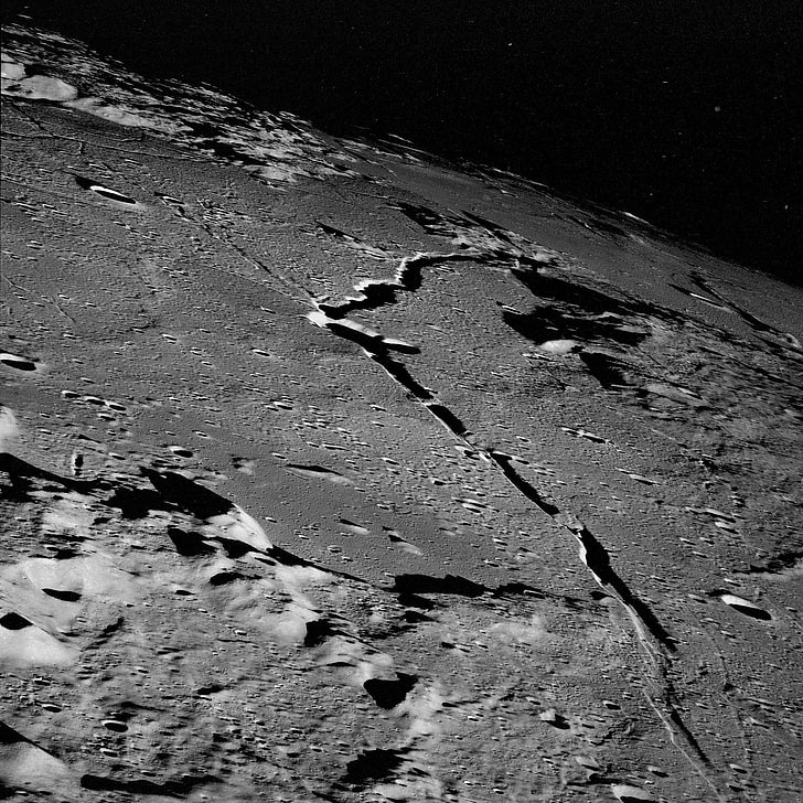 Apollo, Mond, einfarbig, HD-Hintergrundbild