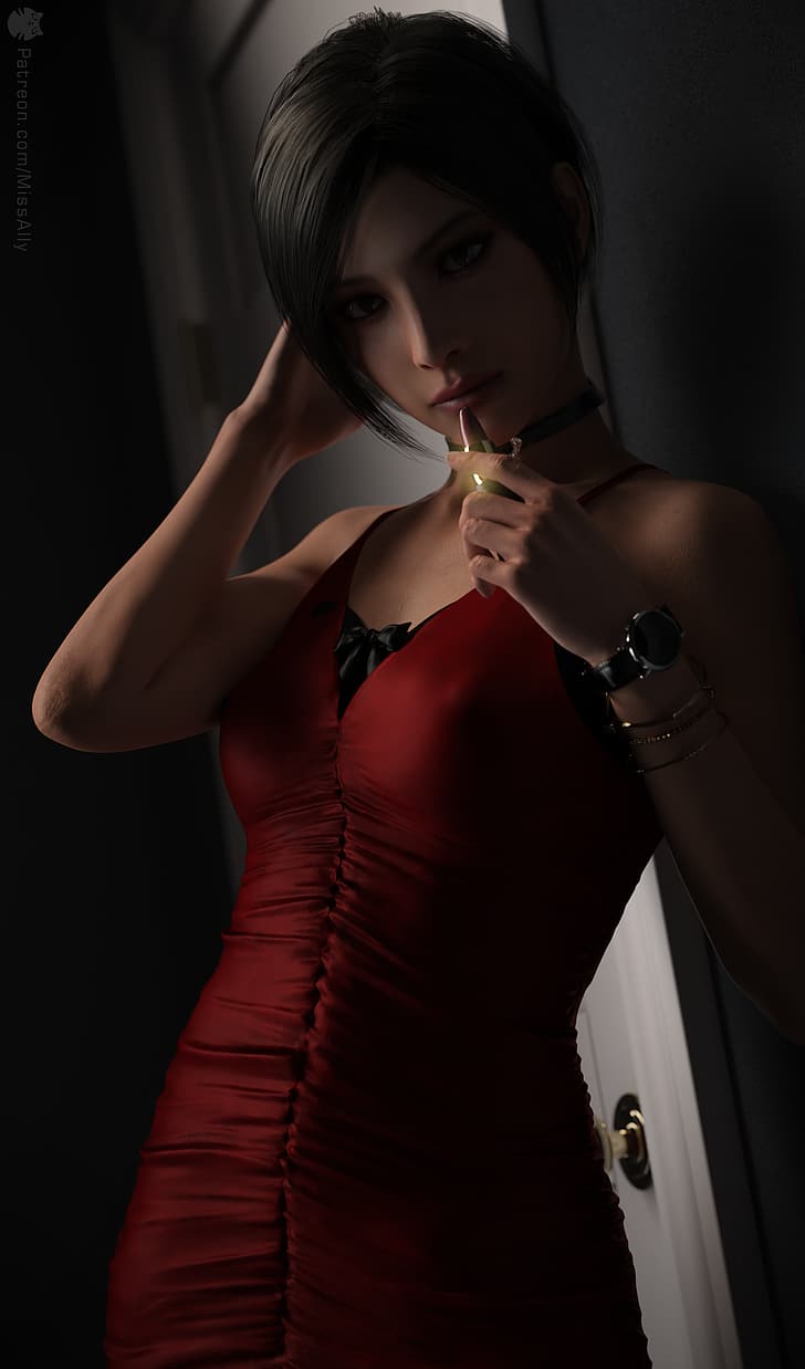 Ada Wong, remake de Resident Evil 2, Fondo de pantalla HD, fondo de pantalla de teléfono