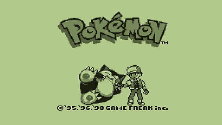 Pokémon, Snorlax, pixel art, video games, green, retro games, HD wallpaper