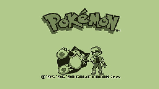 Pokémon, Snorlax, pixel art, videojuegos, verde, juegos retro, Fondo de pantalla HD HD wallpaper