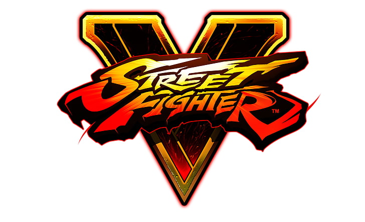 4K, Street Fighter V, 8K, Logo, HD wallpaper
