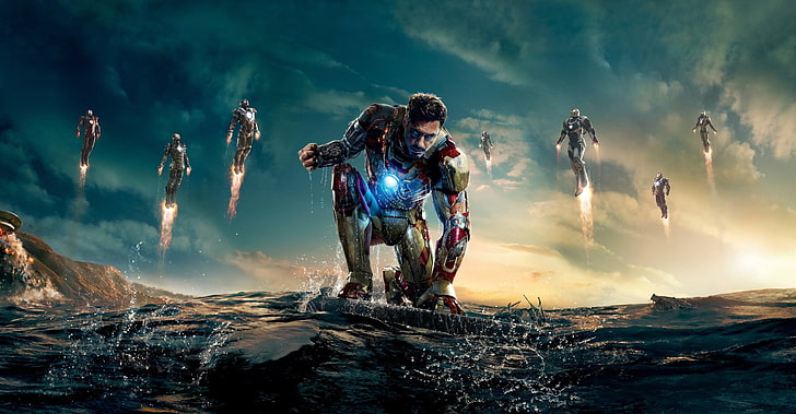 Iron Man Hintergrundbild, Iron Man, Iron Man 3, Robert Downey Jr., Tony Stark, HD-Hintergrundbild