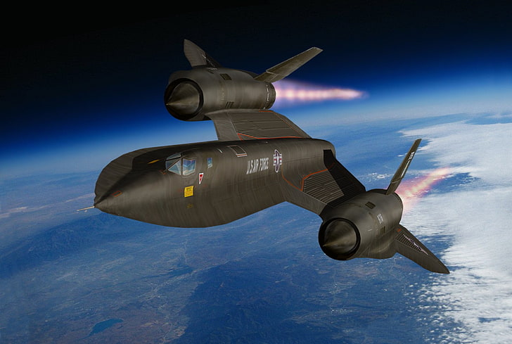 Militärflugzeuge, Lockheed SR-71 Blackbird, Lockheed Sr71, HD-Hintergrundbild