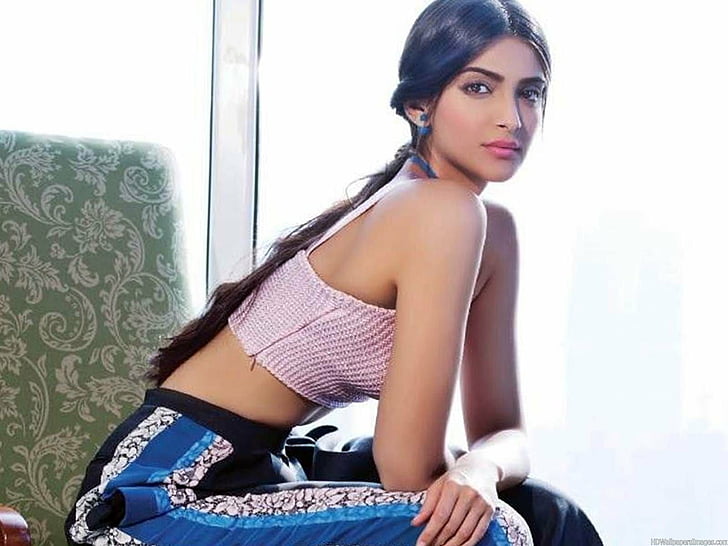 actress, indian, kapoor, model, sonam, HD wallpaper