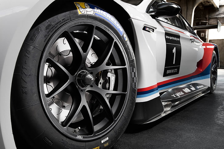 BMW M6 GT3, coche de carreras, Frankfurt 2015, deporte, Fondo de pantalla HD