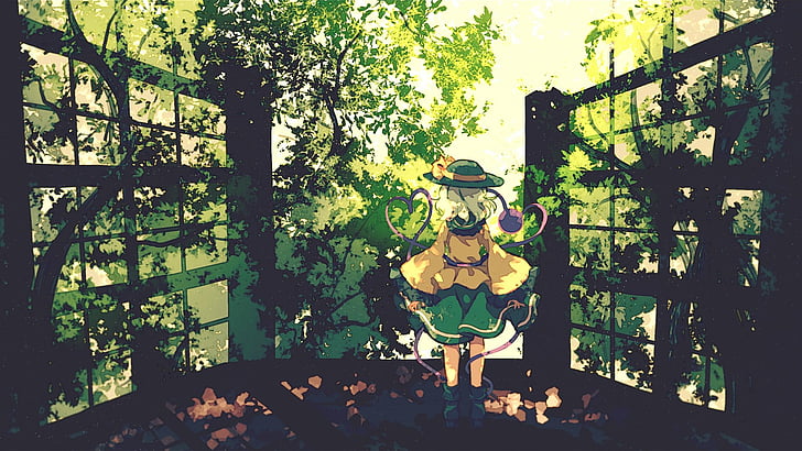 Anime, Touhou, Koishi Komeiji, HD wallpaper