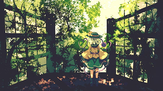Anime, Touhou, Koishi Komeiji, HD wallpaper HD wallpaper