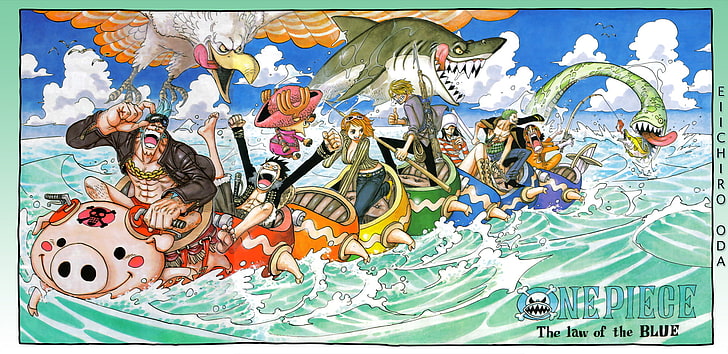 One Piece, аниме, HD тапет