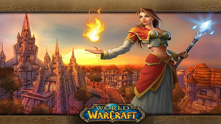 World of Warcraftの女の子、女の子、世界、ウォークラフト、 HDデスクトップの壁紙