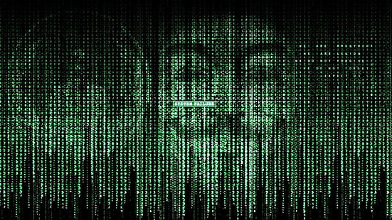 Anonym, Hacking, Die Matrix, HD-Hintergrundbild HD wallpaper