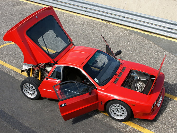 037, 1982, classic, lancia, race, racing, rally, stradale, supercar, HD wallpaper