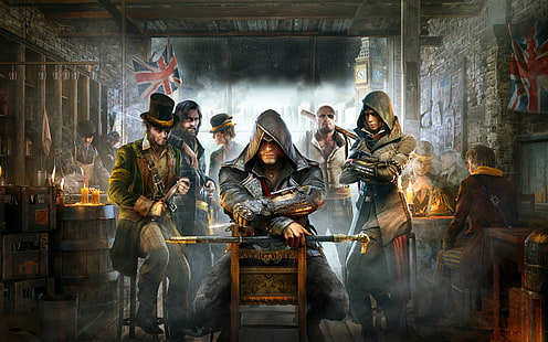 Assassin's Creed, Assassin's Creed: Синдикат, Эви Фрай, Джейкоб Фрай, HD обои HD wallpaper