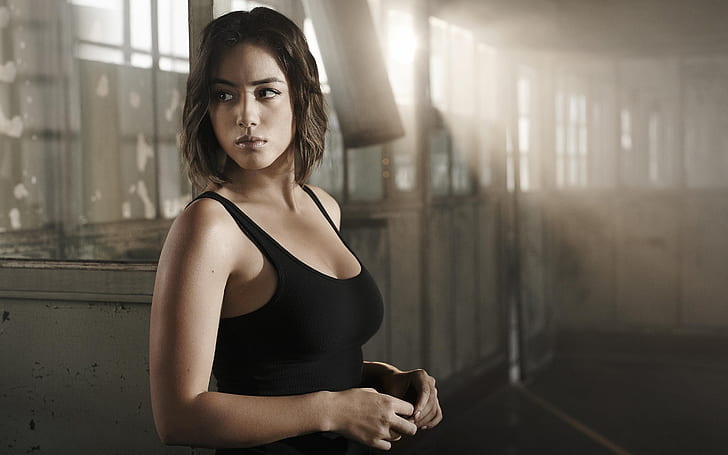 frame, Mike, brunette, hairstyle, the series, agent, TV Series, Chloe Bennet, Agents Of Shield, Daisy Johnson, HD wallpaper