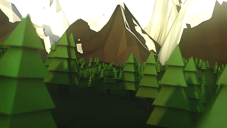 low poly, Tapety HD