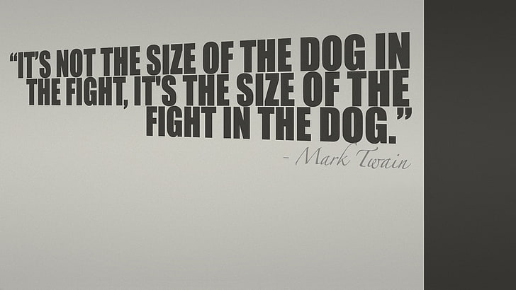text fight quotes dogs mark twain 1920x1080  Animals Dogs HD Art , fight, text, HD wallpaper